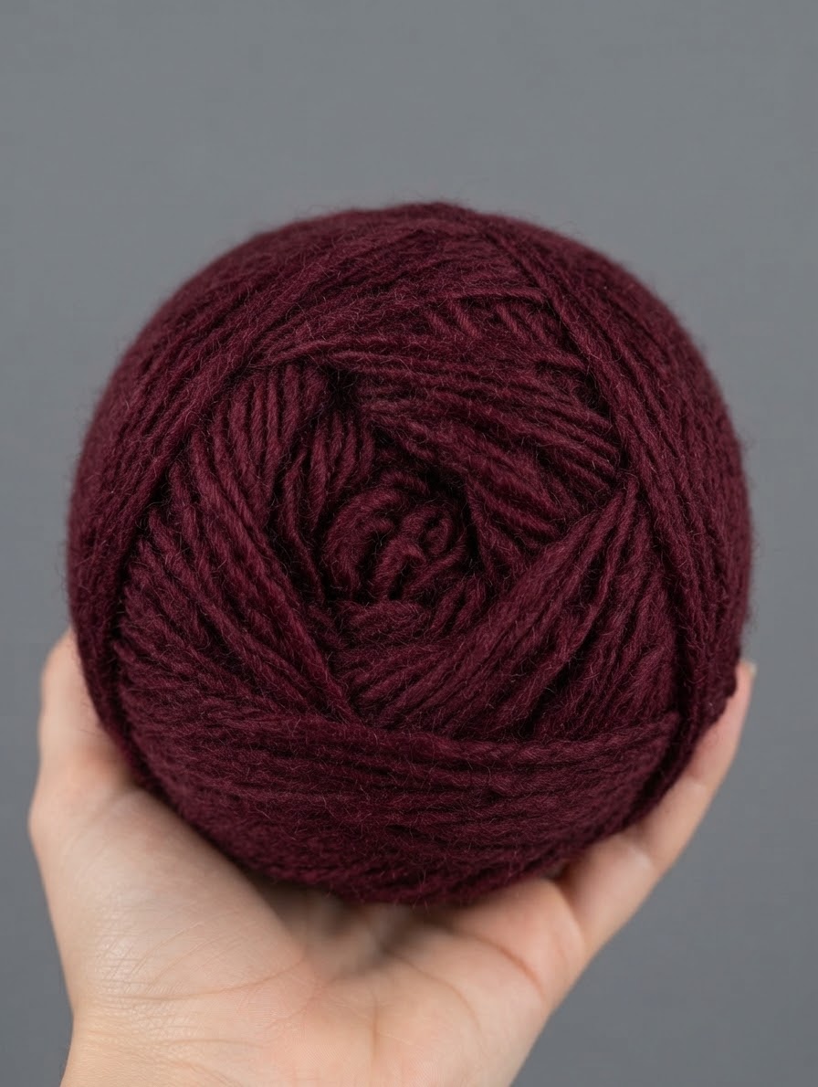 0147 örgü ipi bordo 500 gr