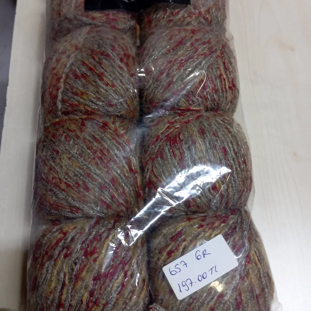 Monika Simli Melanj 5'li Paket – Ekru Karışık