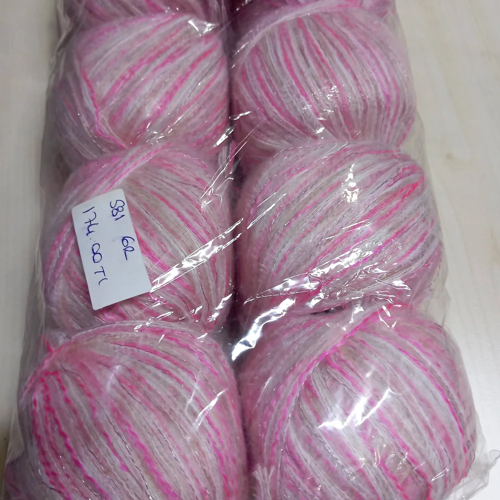 Monika Simli Melanj 5'li Paket – Pembe
