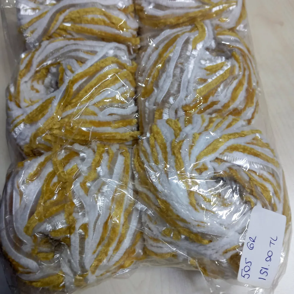 Rozalina Simli Şal İpi 5'li Paket – Sarı
